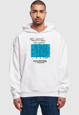 Merchcode Sweatshirt 'Apoh - Picasso Three Dancers' in Weiß: Vorderseite