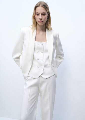 MANGO Blazer 'Iguana' in Weiß: Vorderseite