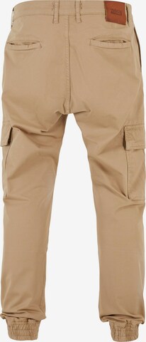 2Y Premium Tapered Cargohose in Beige