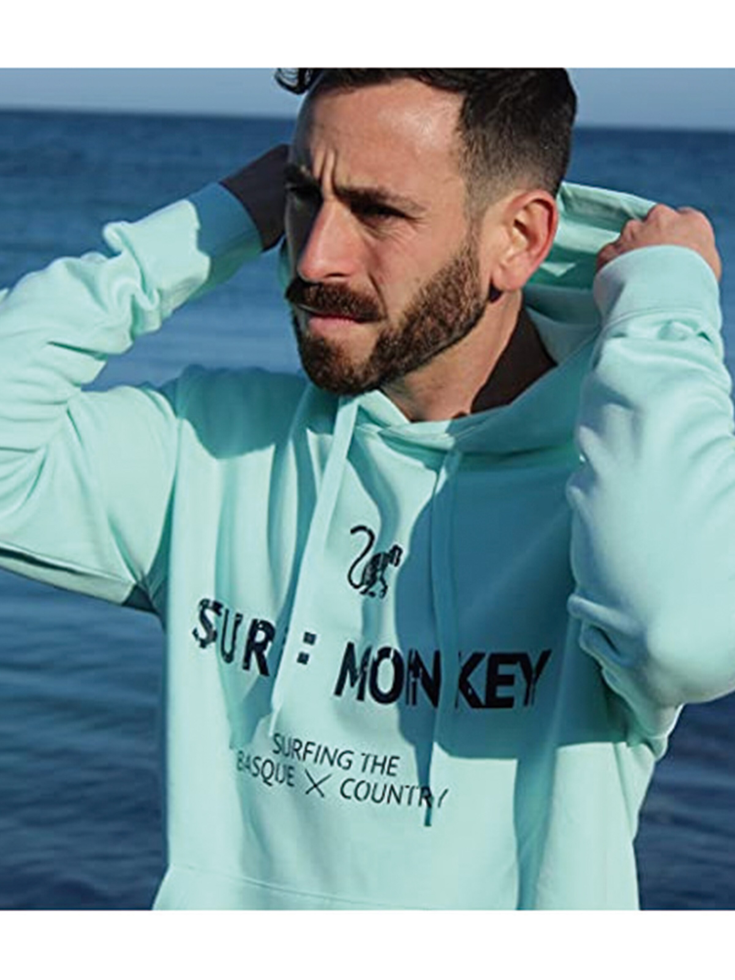 Surf Monkey - Sudadera en azul