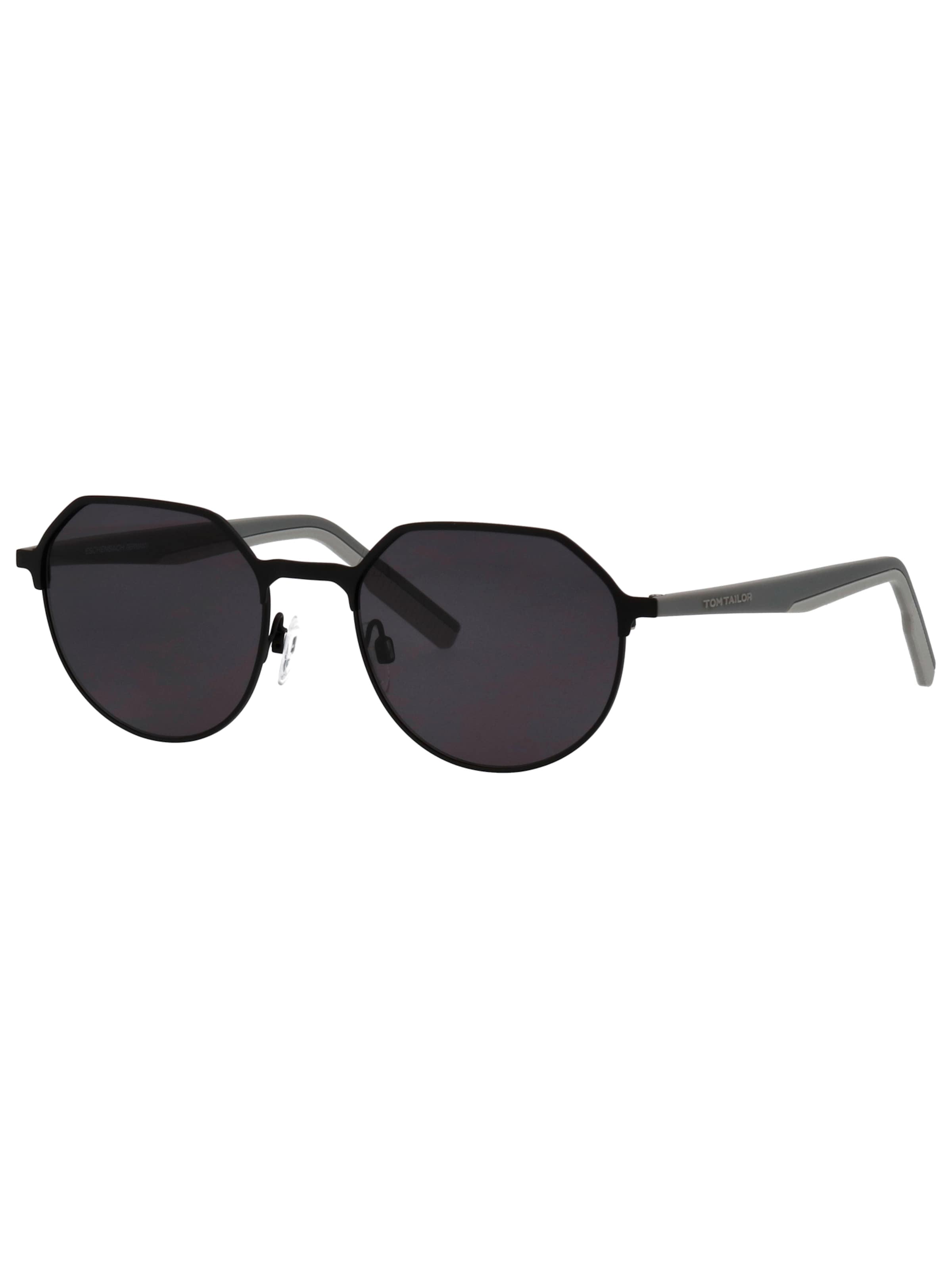 TOM TAILOR Sunglasses in Black: front