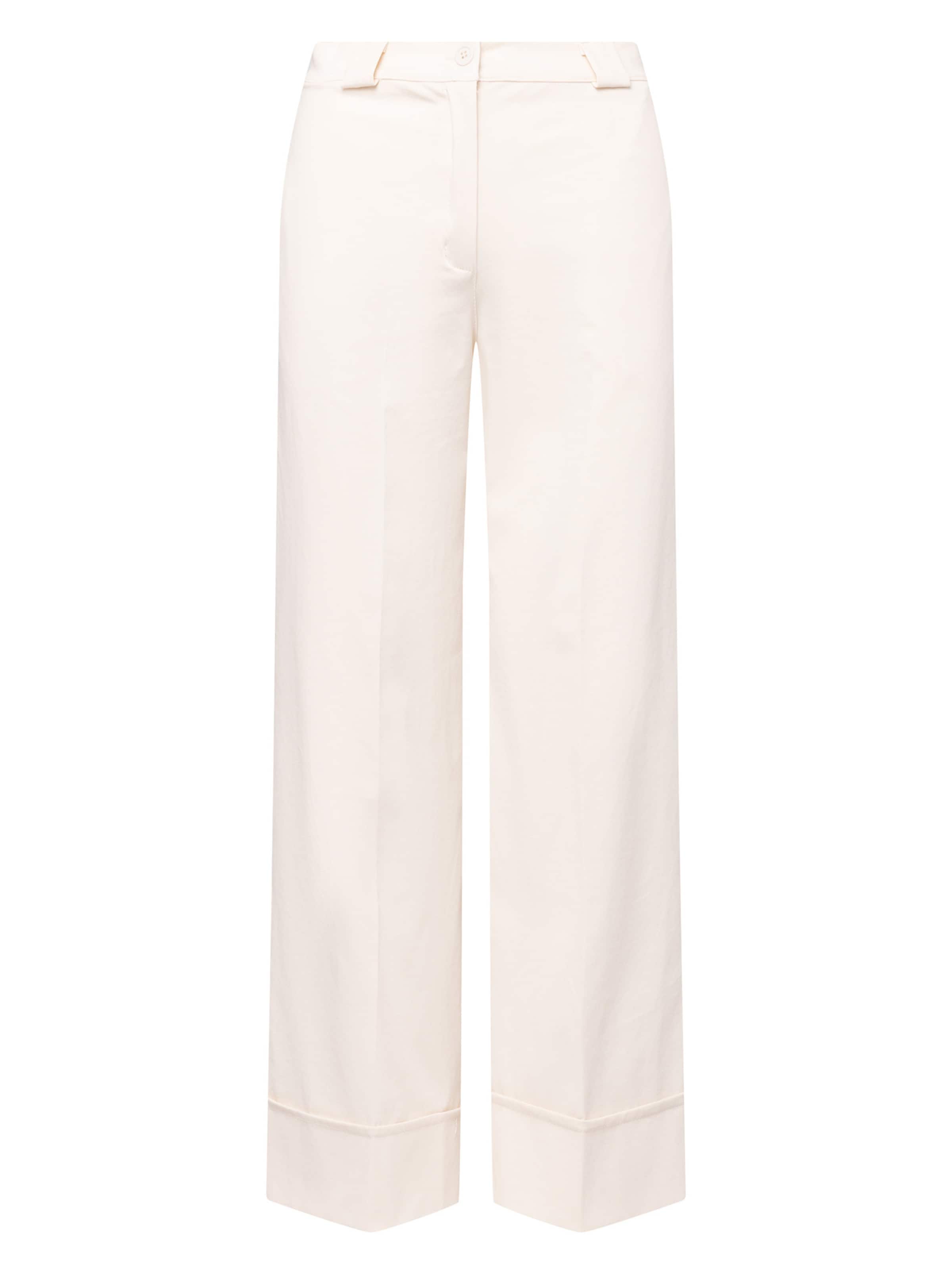 Quiosque Wide Leg Bügelfaltenhose '3UI005' in Beige: Vorderseite