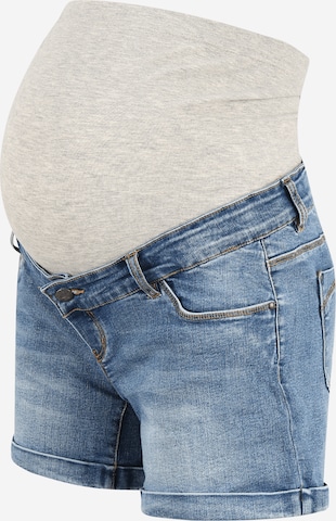 MAMALICIOUS Slimfit Jeans 'York' i blå: forside
