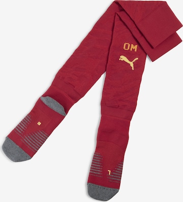 Chaussettes de sport 'Olympique de Marseille 25/26' PUMA en rouge : devant