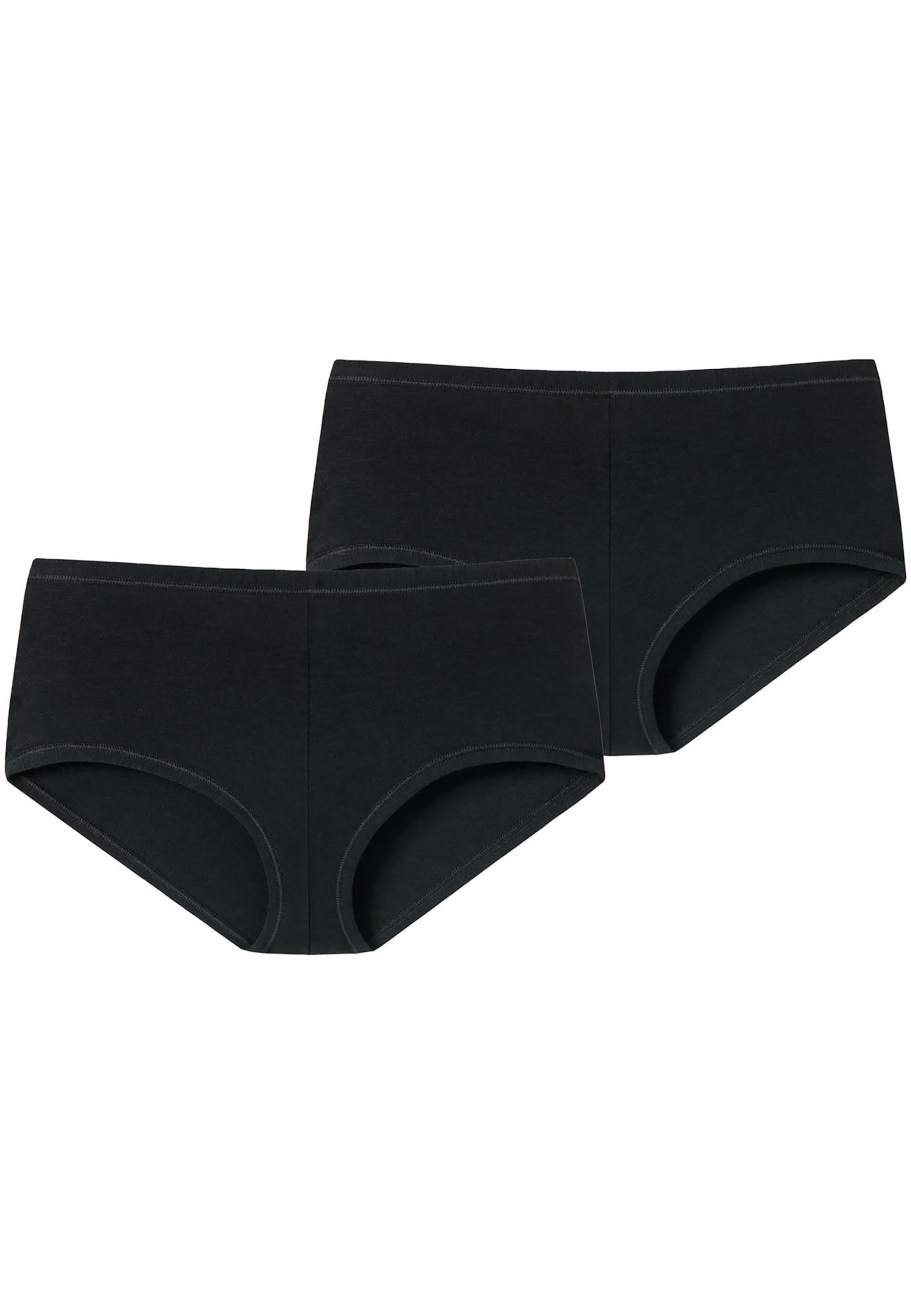 SCHIESSER - Calzoncillo deportivo en negro: frente