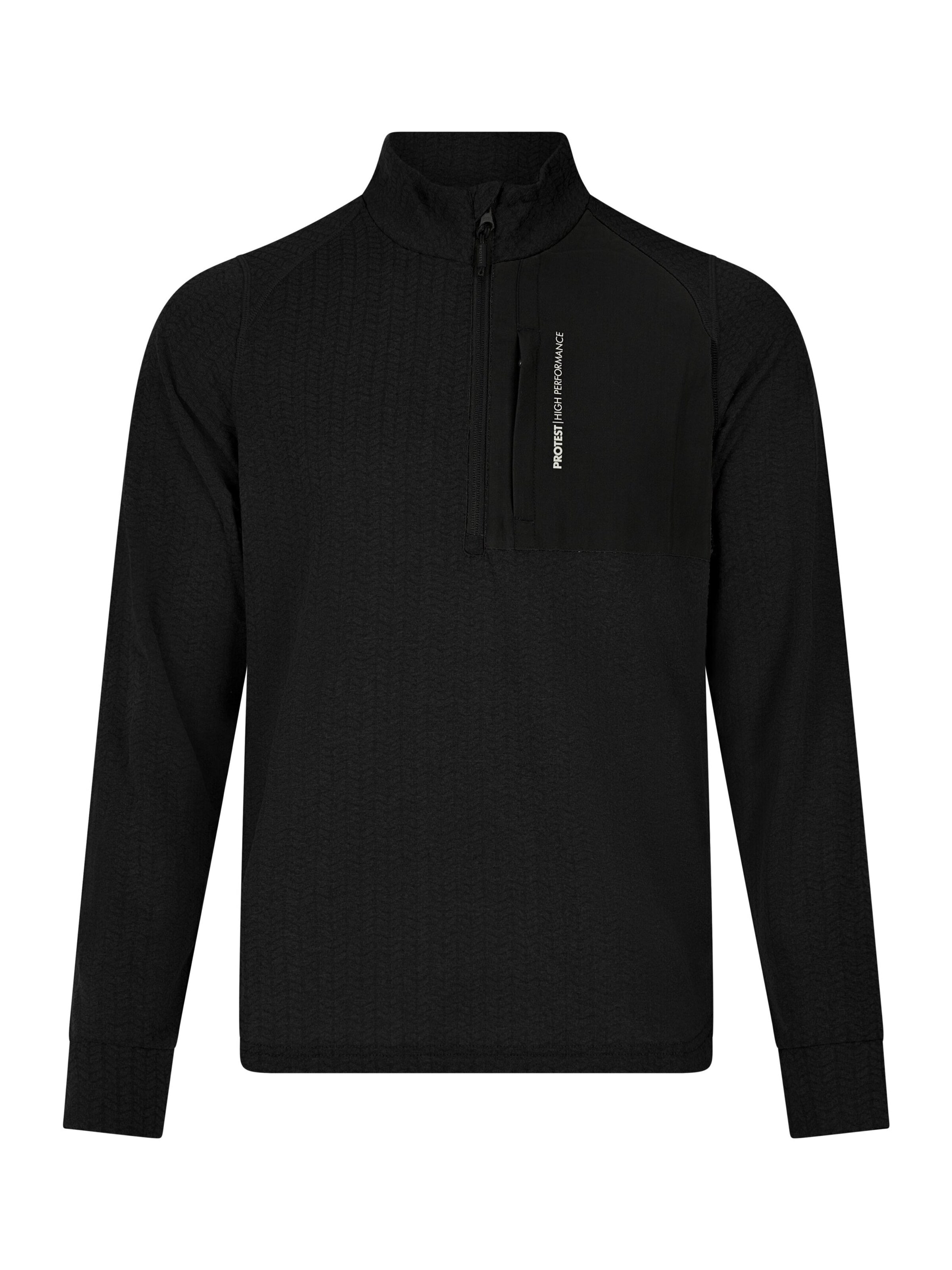 PROTEST Athletic Sweatshirt 'PRTCatcher' in Black: front