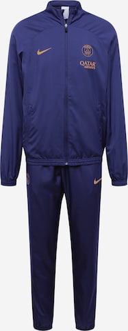 NIKE Trainingspak in Blauw: voorkant