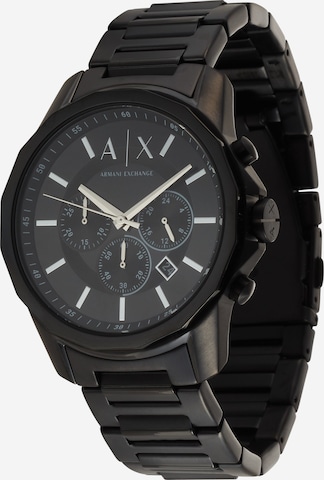 ARMANI EXCHANGE Uhr in Schwarz: predná strana