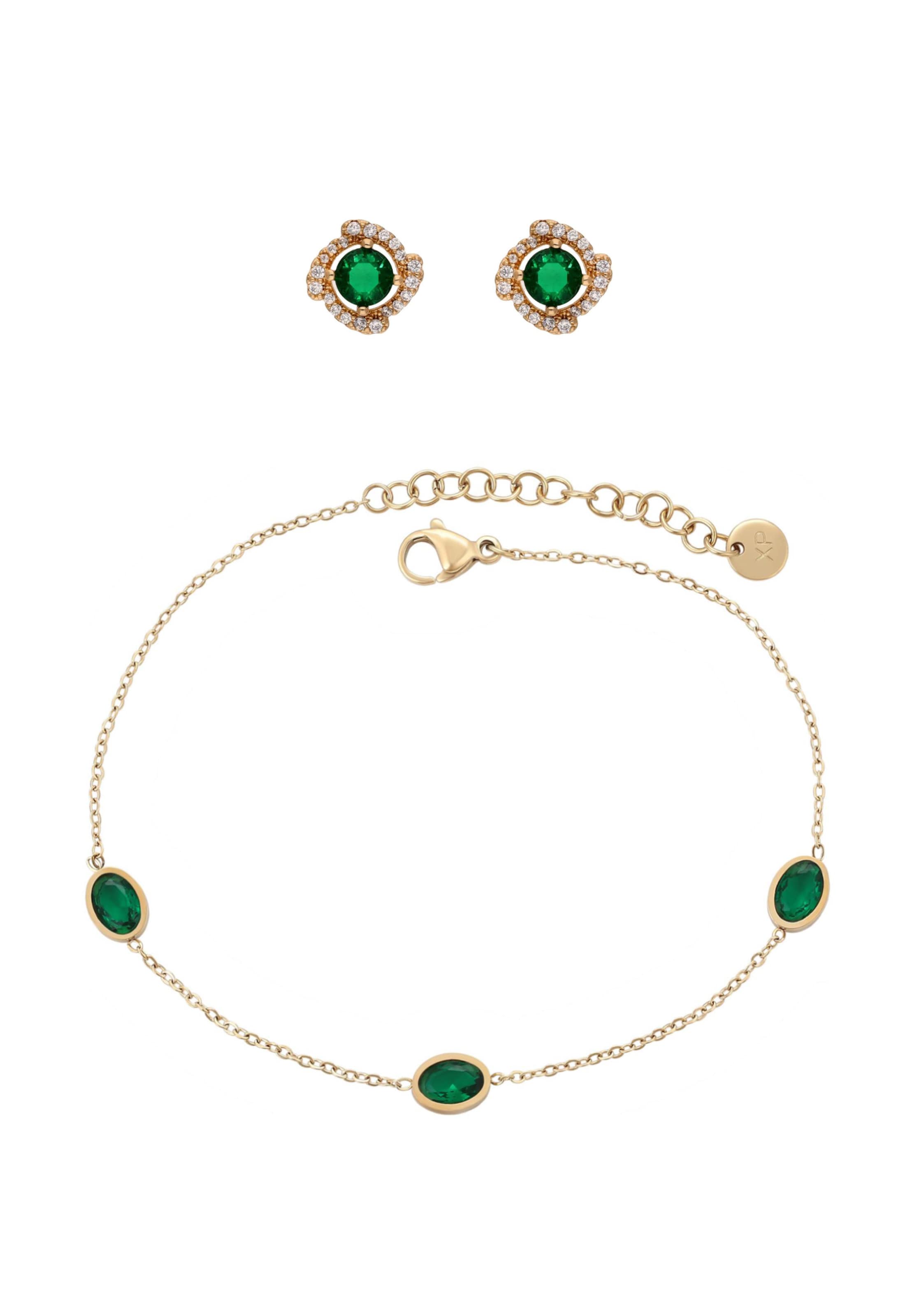 Parure de bijoux faina en or : devant