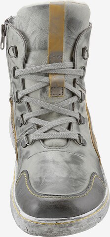 KACPER Lace-Up Ankle Boots in Grey