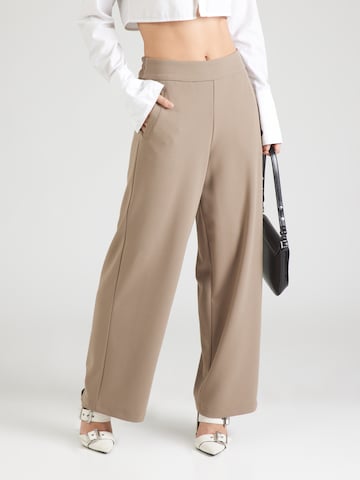 ABOUT YOU Wide Leg Hose 'Tamina' in Beige: Vorderseite