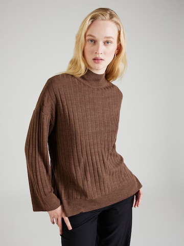 Pull-over 'NEW TESSA' ONLY en marron : devant