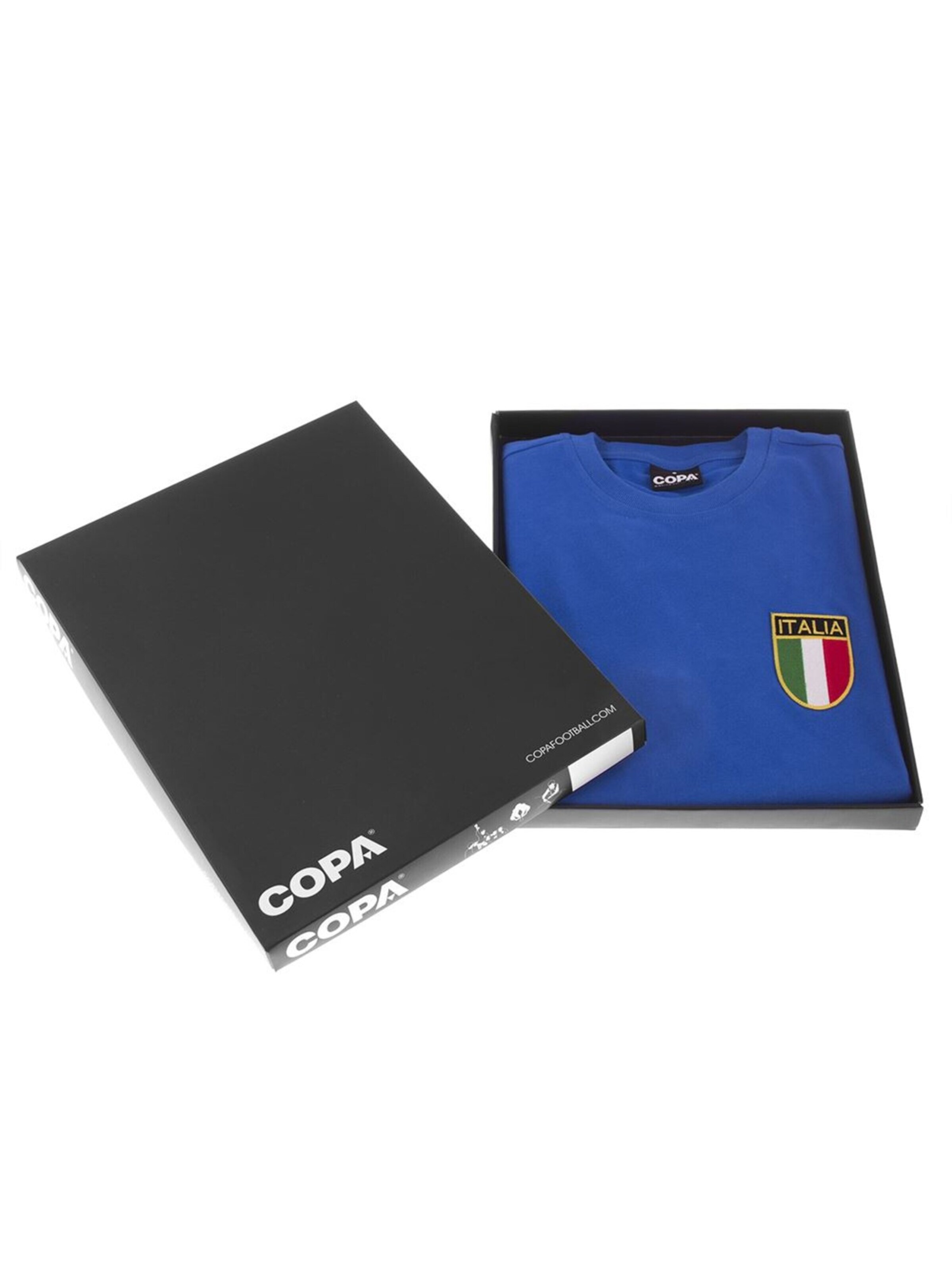 Copa Trikot 'Retro Italien 1970er' in Blau