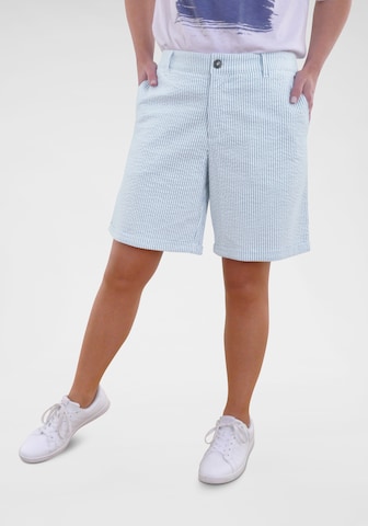 Navigazione Loose fit Pants in Blue: front