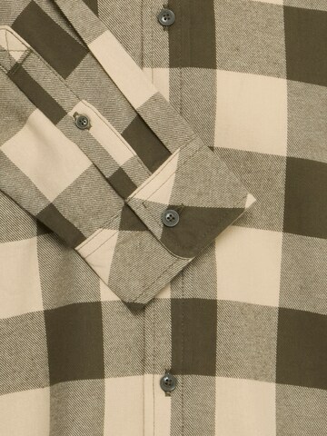 BLEND - Regular Fit Camisa 'BHBUSTER' em verde