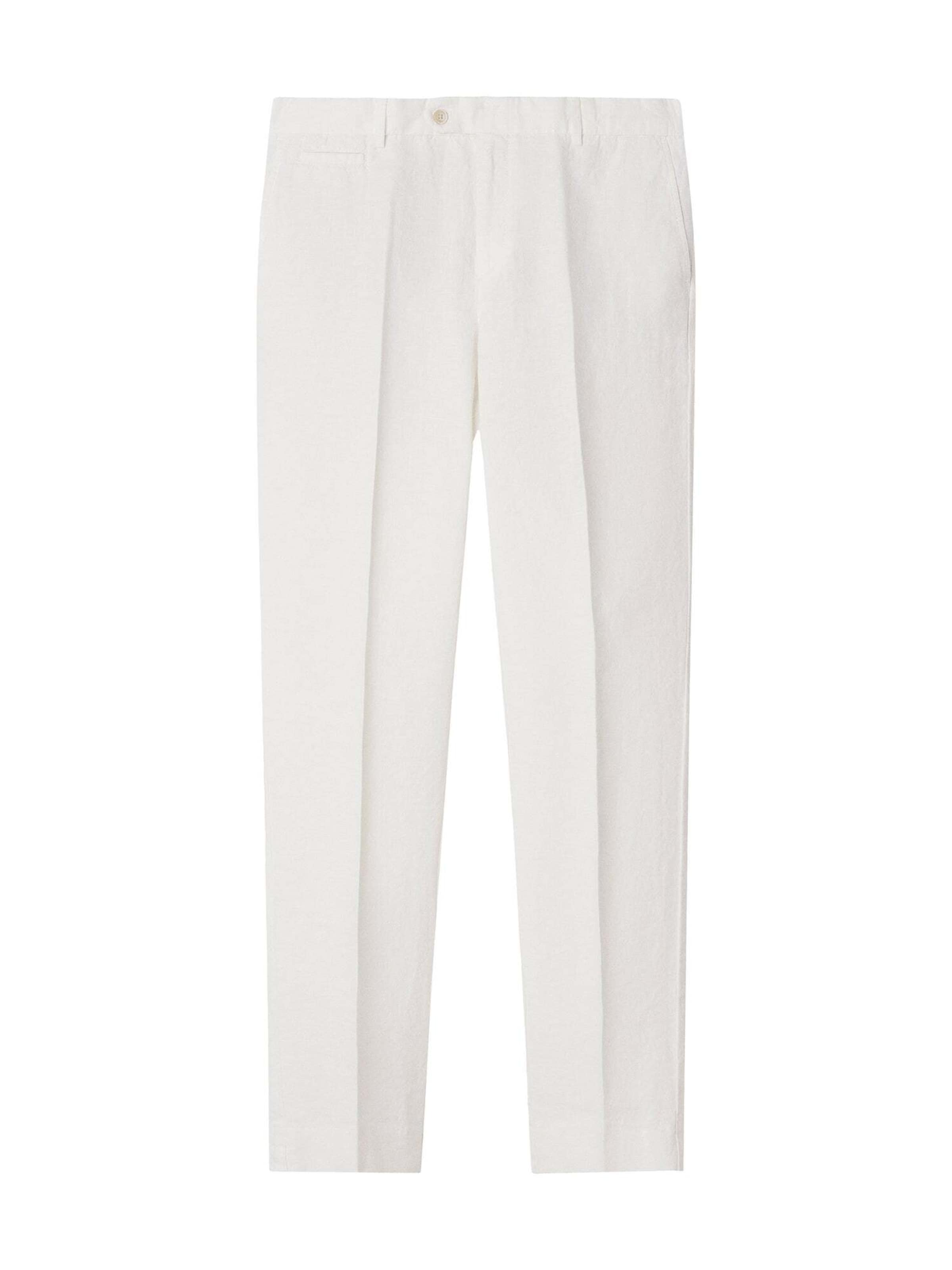 Hackett London Slimfit Chino in Wit: voorkant