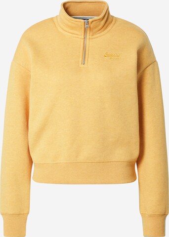 Superdry Sweter w kolorze żółty: przód