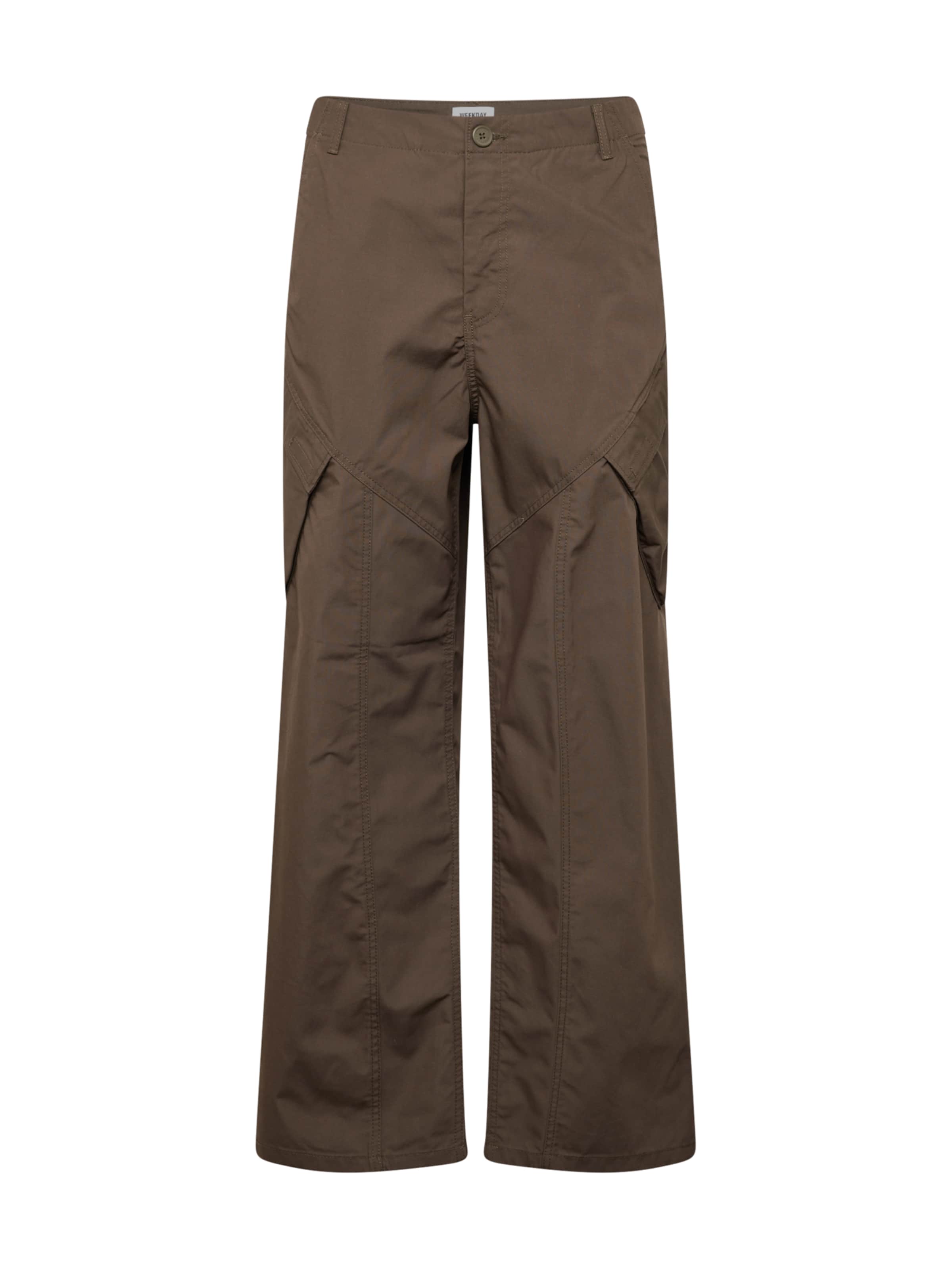 WEEKDAYLoosefit Cargo hlače 'Astro' - zelena boja: prednji dio