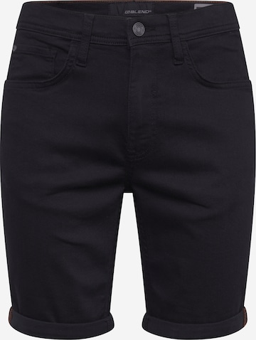 BLEND Slimfit Shorts in Schwarz: predná strana