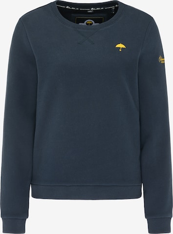 Schmuddelwedda Sweatshirt in Blauw: voorkant