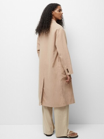 Pull&Bear Between-seasons coat in Beige