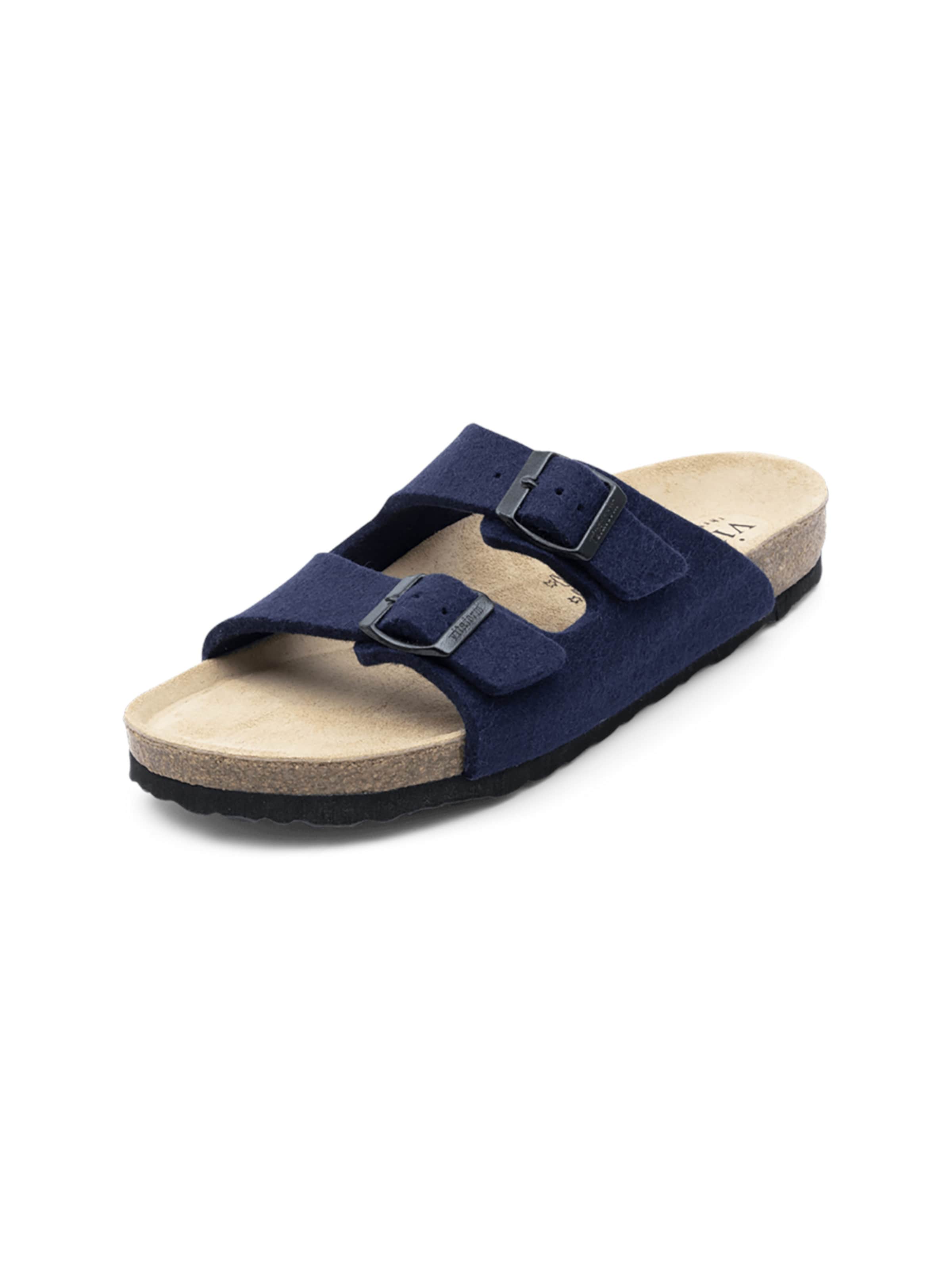 VITAFORM Pantolette in Blau: Vorderseite