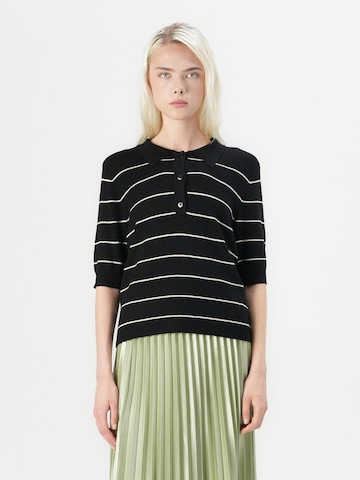 JDY Πουλόβερ 'JDYBLOOM' σε μαύρο: μπροστά