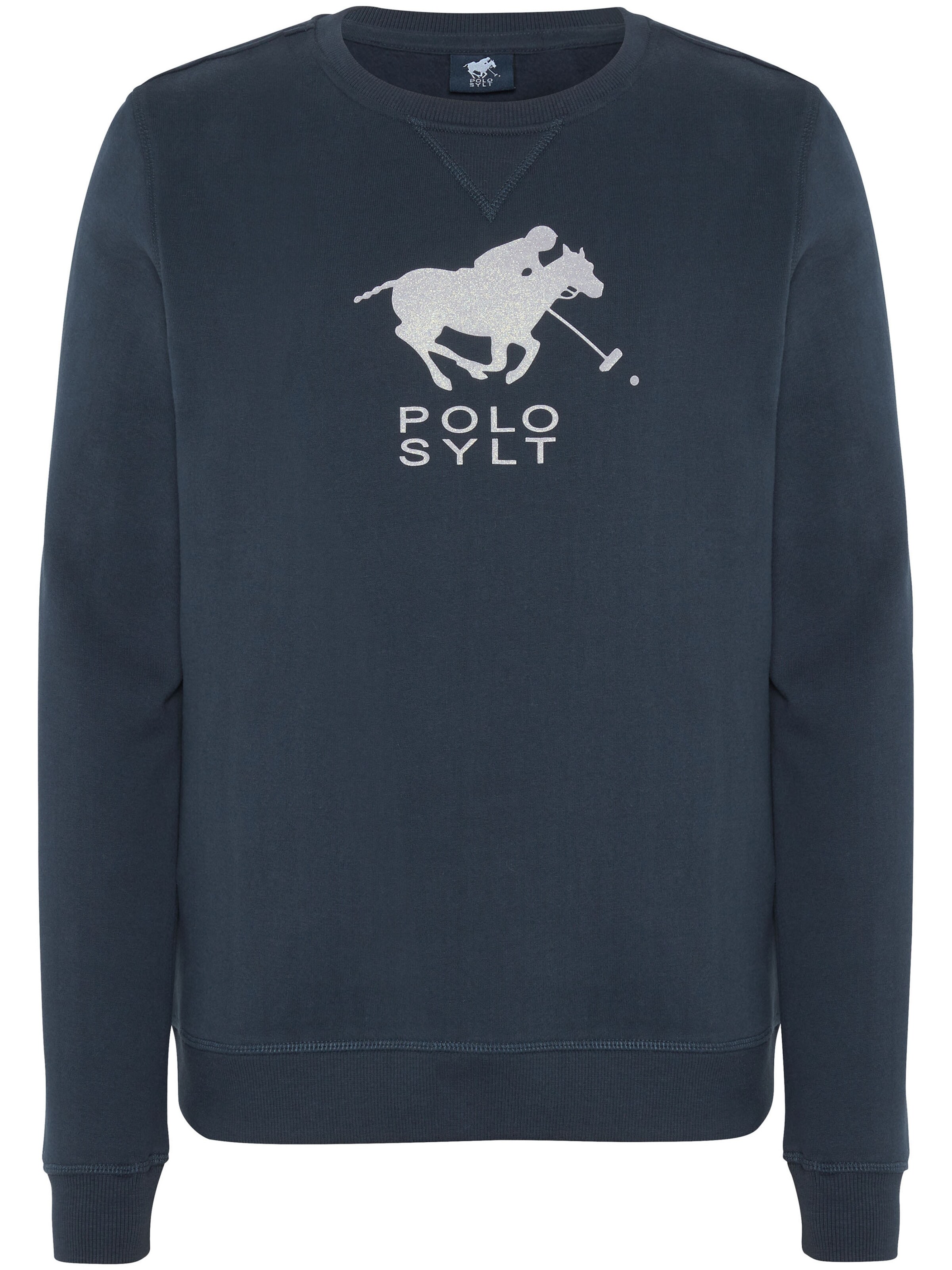 Polo Sylt Sweatshirt in Blue: front