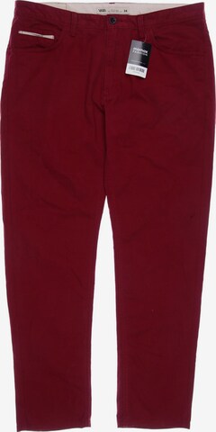 VANS Pants in 34 in Red: front
