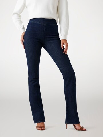 GUESS Flared Jeggings in Blue: front