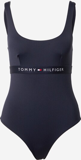 Tommy Hilfiger Underwear Maillot de bain en bleu foncé / rouge feu / blanc, Vue avec produit