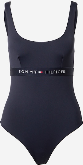 Tommy Hilfiger Underwear Badeanzug in dunkelblau / feuerrot / weiß, Produktansicht
