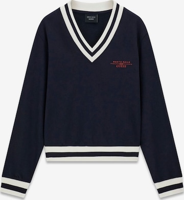 Pull-over GUESS en bleu : devant