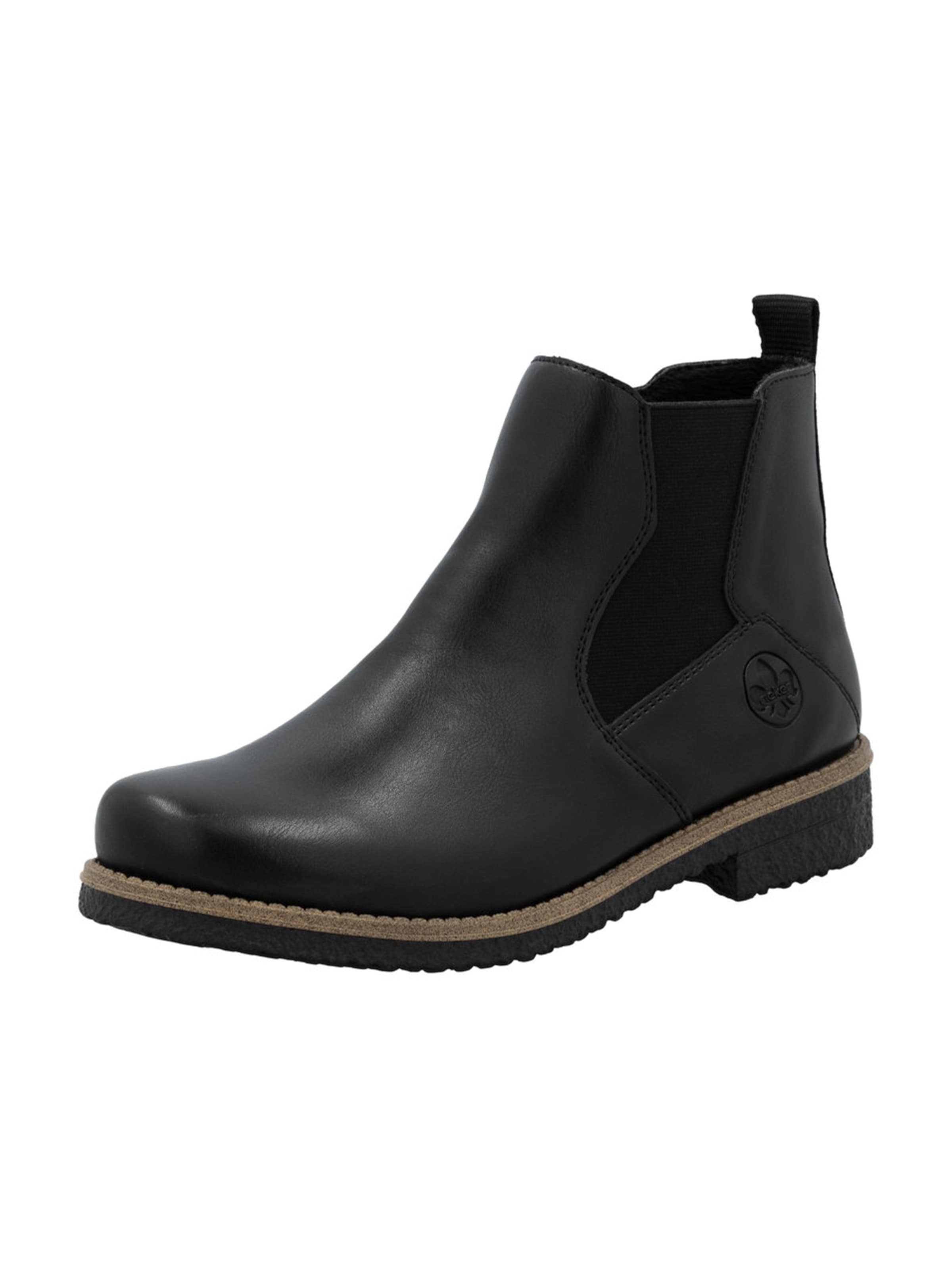Rieker Chelsea boots i svart: framsida