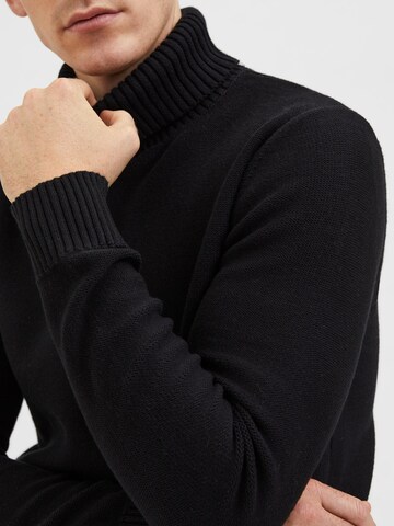 SELECTED HOMME Sweater 'Axel' in Black