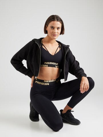 NEBBIA Bustier Sport-BH in Schwarz