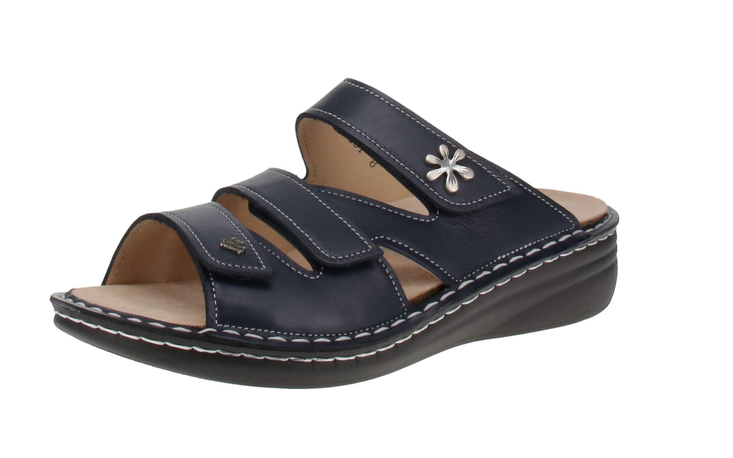 Finn Comfort Sandale in Schwarz: Vorderseite