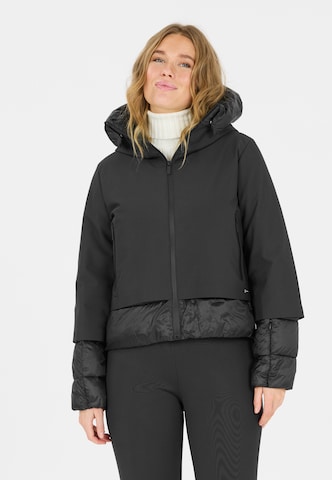 Athlecia Freizeitjacke 'Heley' in Schwarz: Vorderseite