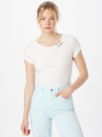 T-shirt 'RAGY' Pepe Jeans en blanc : devant