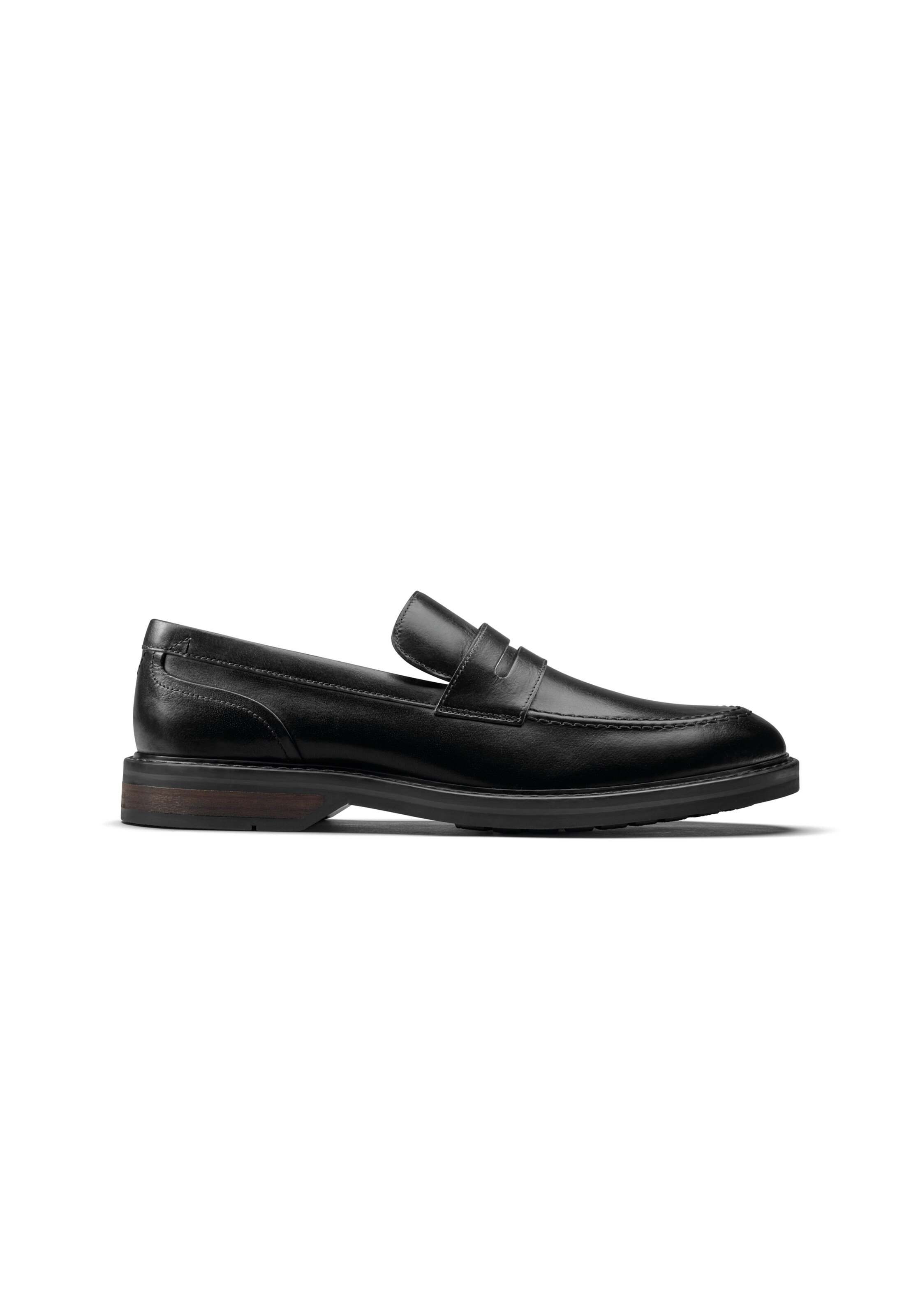 CLARKS Slipper 'Aldwin Step' in Schwarz