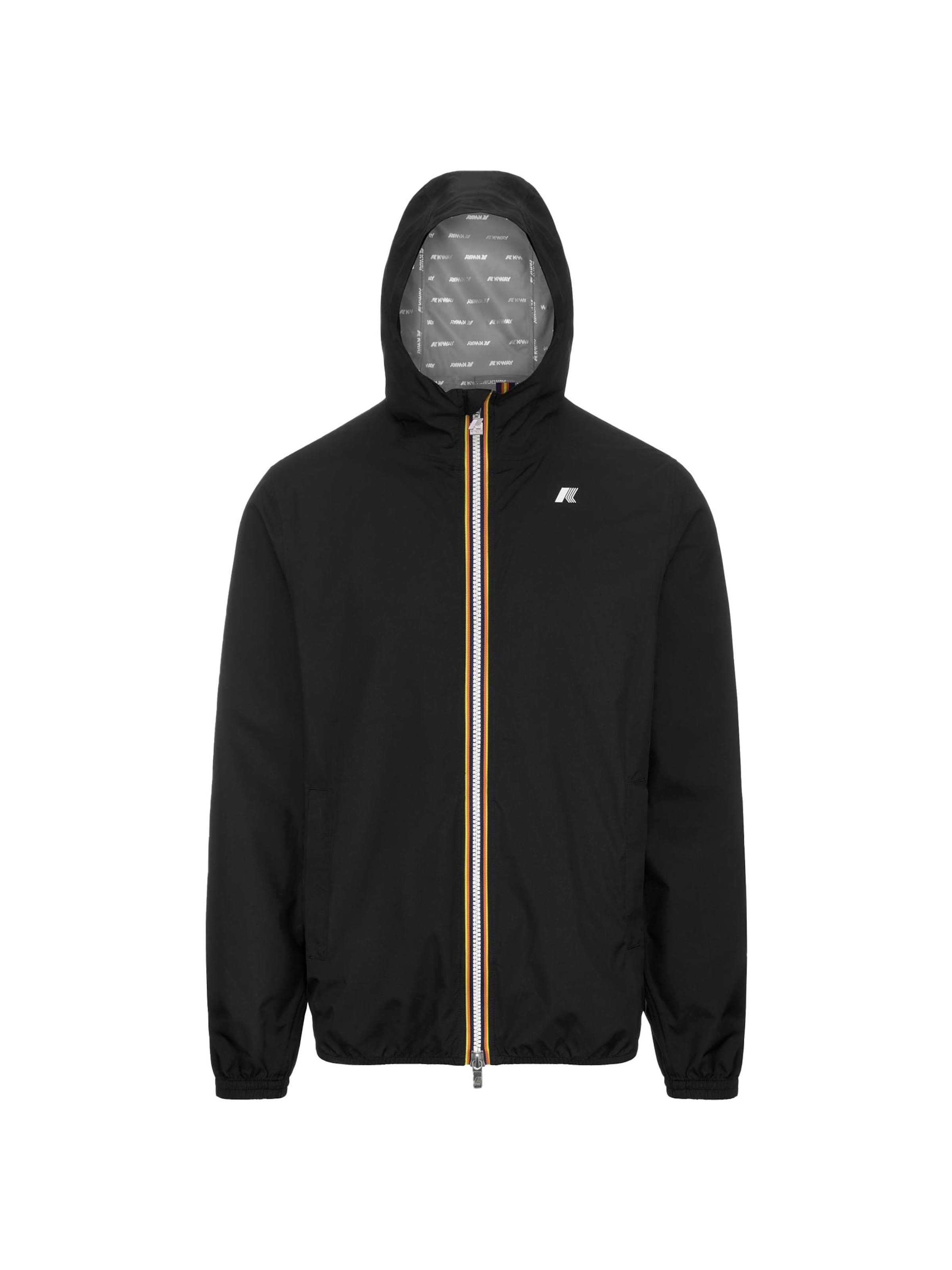 K-Way - Chaqueta de entretiempo en negro: frente