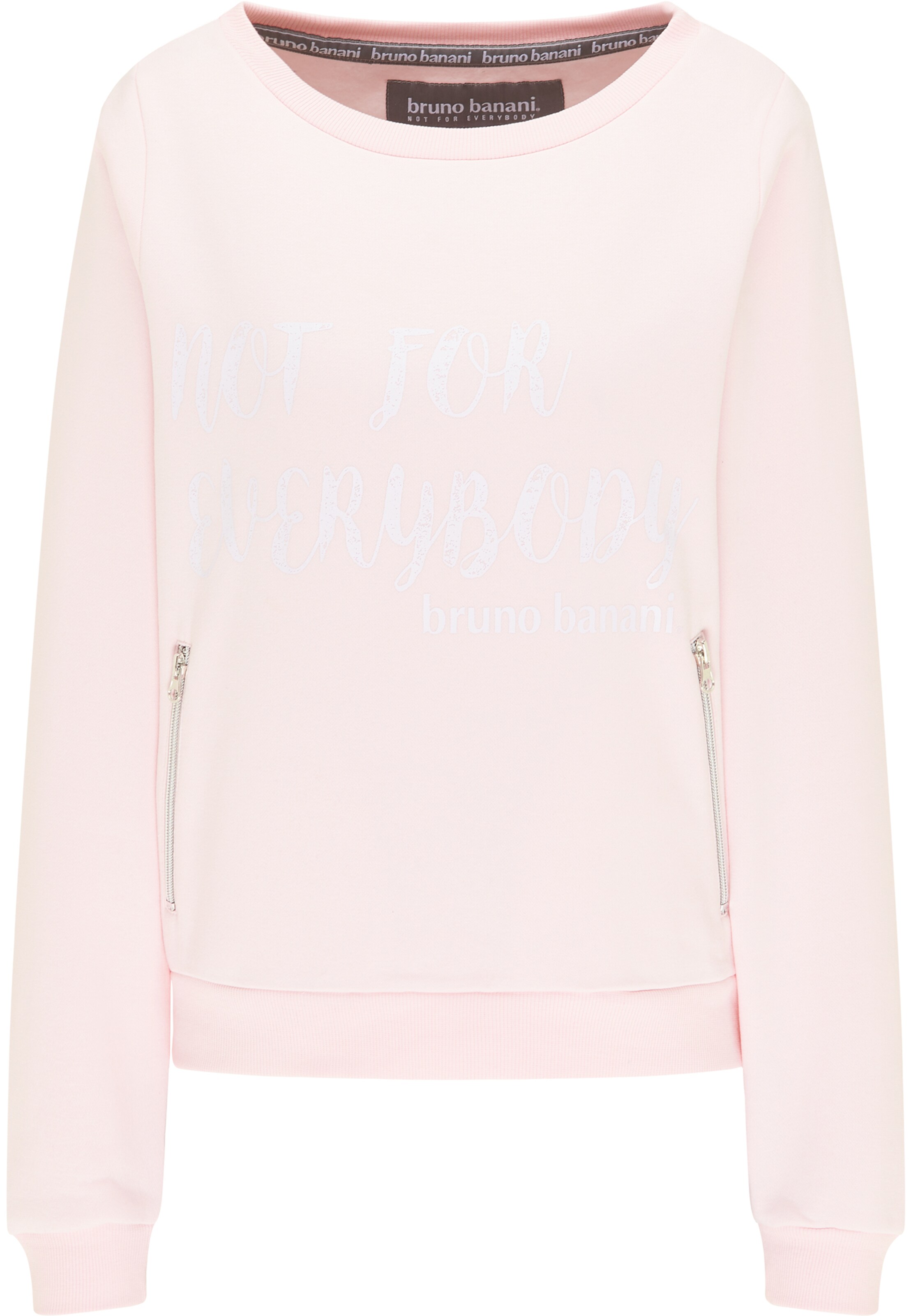 Bruno Banani Sweatshirt 'Diaz' in Pink: front