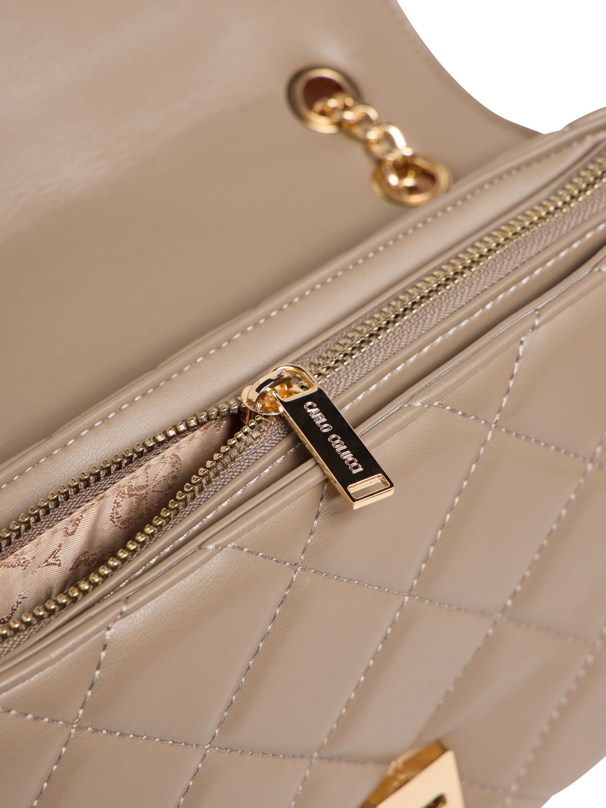 Carlo Colucci Schoudertas 'Fambri' in Beige