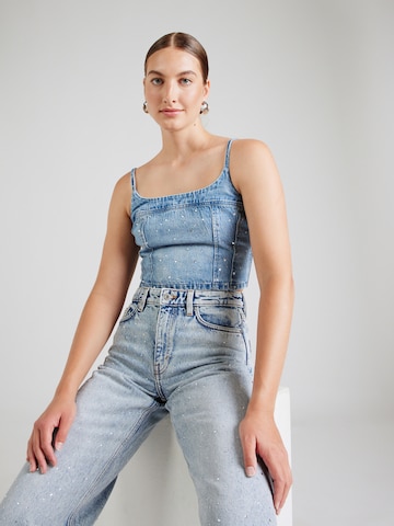 LEVI'S ® Top 'Jadine Denim Cami Tank Top' - kék: elől