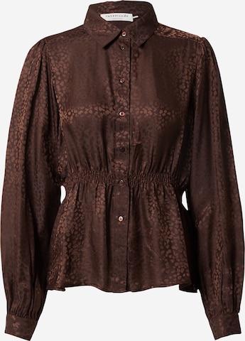 rosemunde - Blusa en marrón: frente