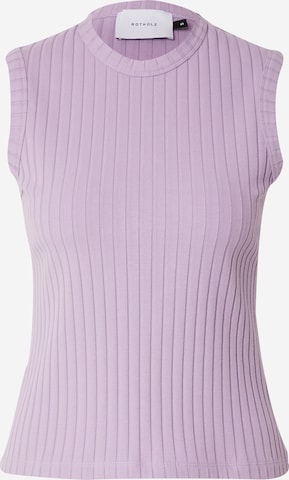 Rotholz Top in Purple: front