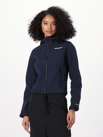 Superdry Between-Season Jacket 'Code Trekker' in Blue: front