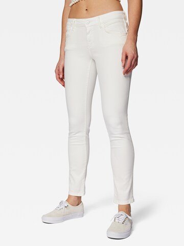 Mavi Slimfit Jeans 'LINDY' in Wit: voorkant