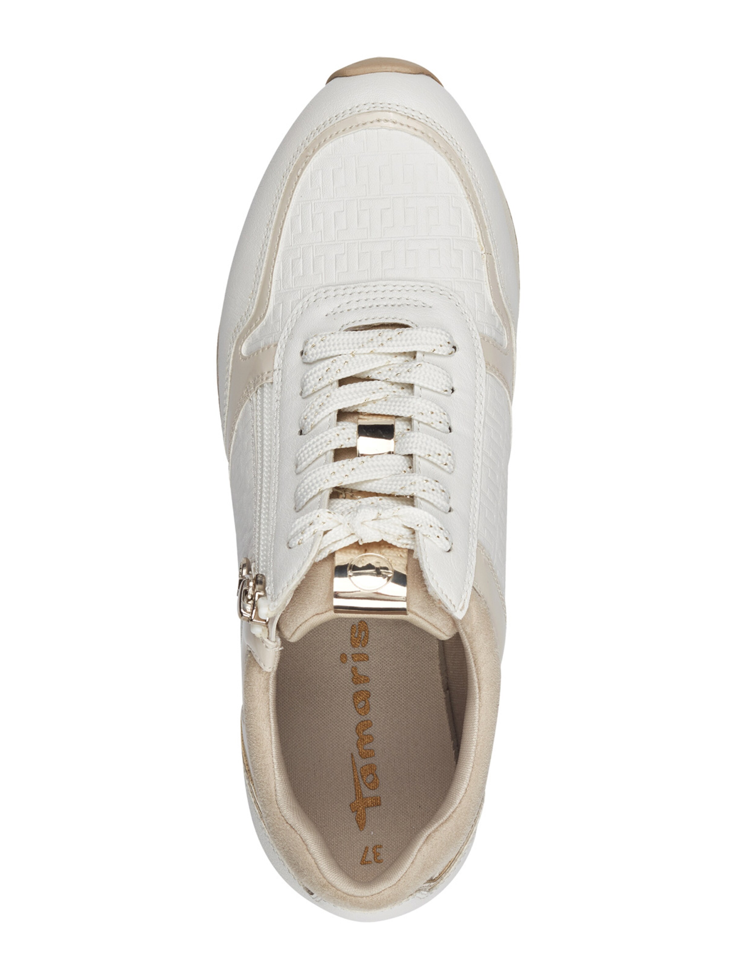Tamaris Platform trainers in White