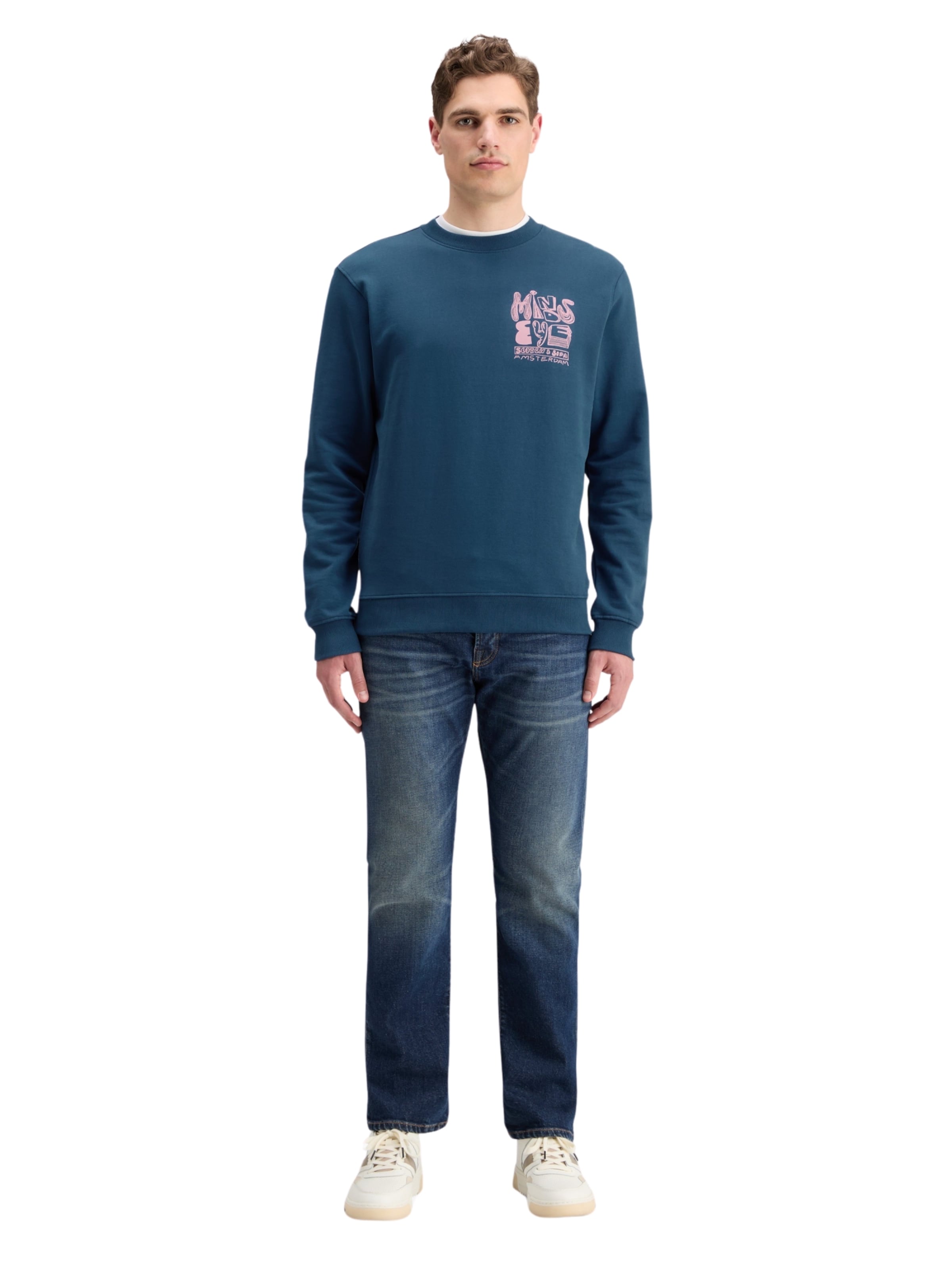 Sweat-shirt SCOTCH & SODA en bleu